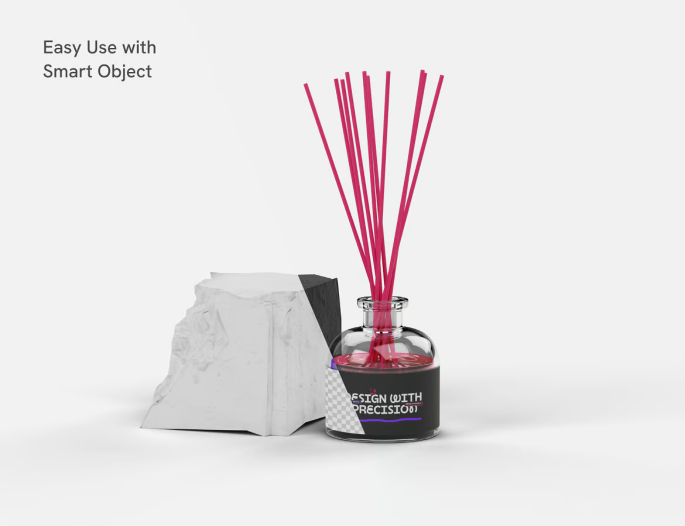 高端PS样机香薰瓶分层PSD可编辑3D效果实景展示设计素材Reed Diffuser Mockup-果觅网