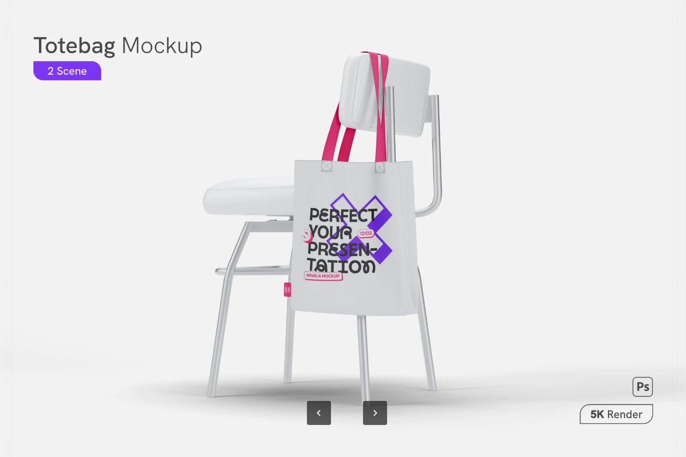 G6578 PSD分层可编辑Tote包样机Mockup高质量设计师必备多角度Totebag Mockup