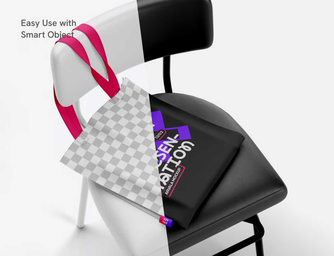PSD分层可编辑Tote包样机Mockup高质量设计师必备多角度Totebag Mockup-果觅网