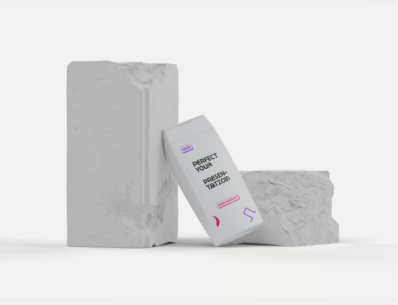 PS分层化妆品瓶样机3D模型高精度乳液瓶PSD免抠Lotion Bottle Mockup-果觅网