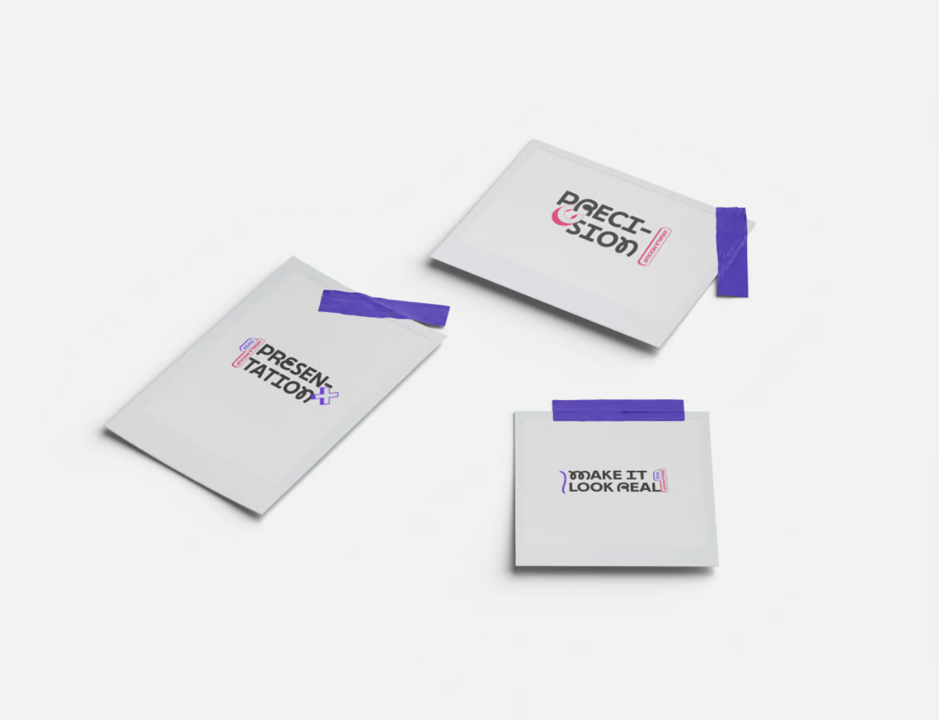 PSD分层宝丽来相框样机高分辨率可编辑设计素材Polaroid Mockup-果觅网