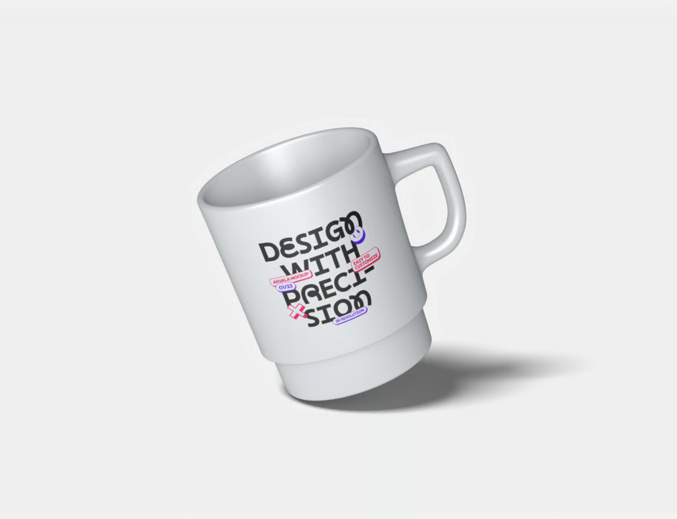 PSD分层可编辑马克杯样机素材360度展示高质量咖啡杯模板Mug Mockup-果觅网