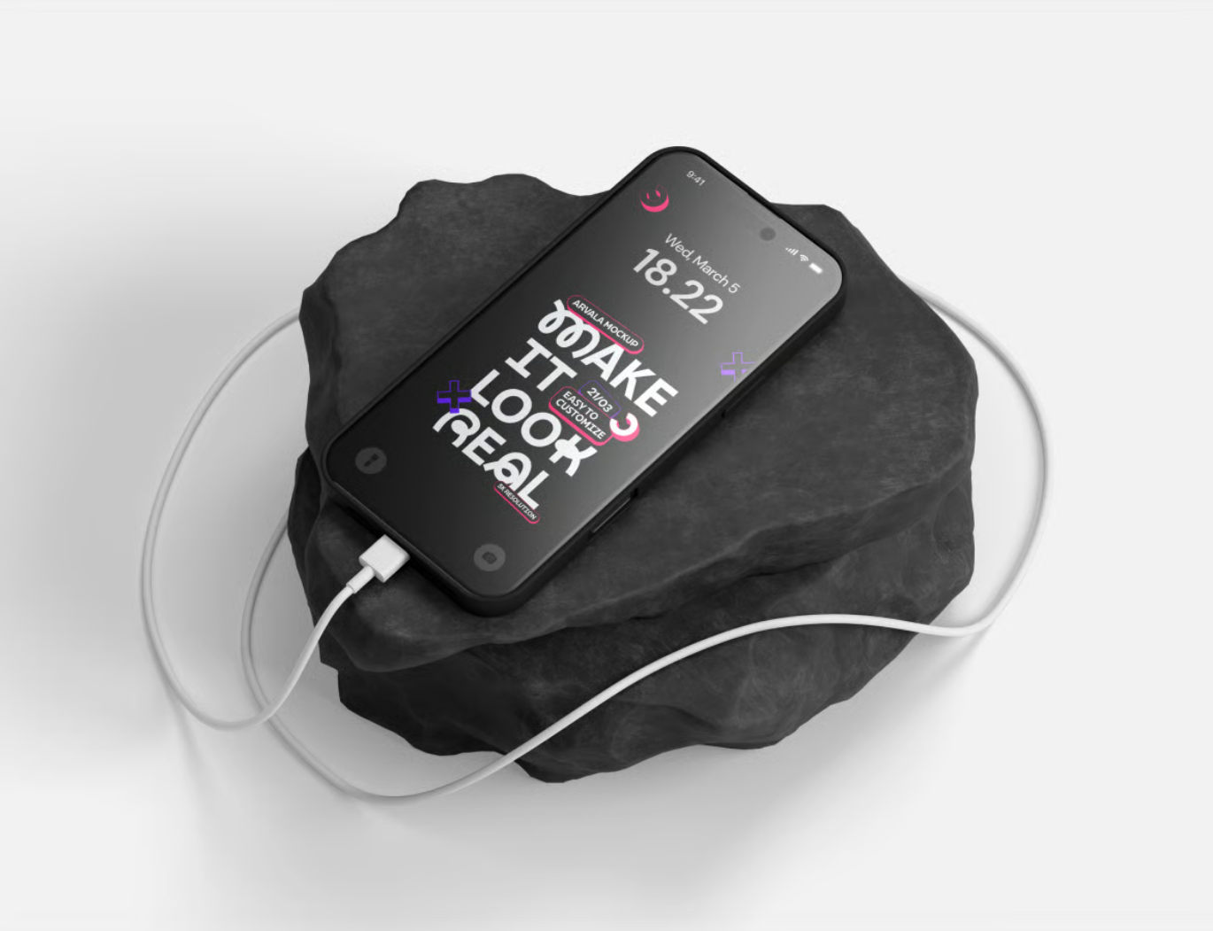 iPhone16样机Mockup PSD分层4K高清透明背景多角度展示手机模型设计素材iPhone 16 Mockup-果觅网