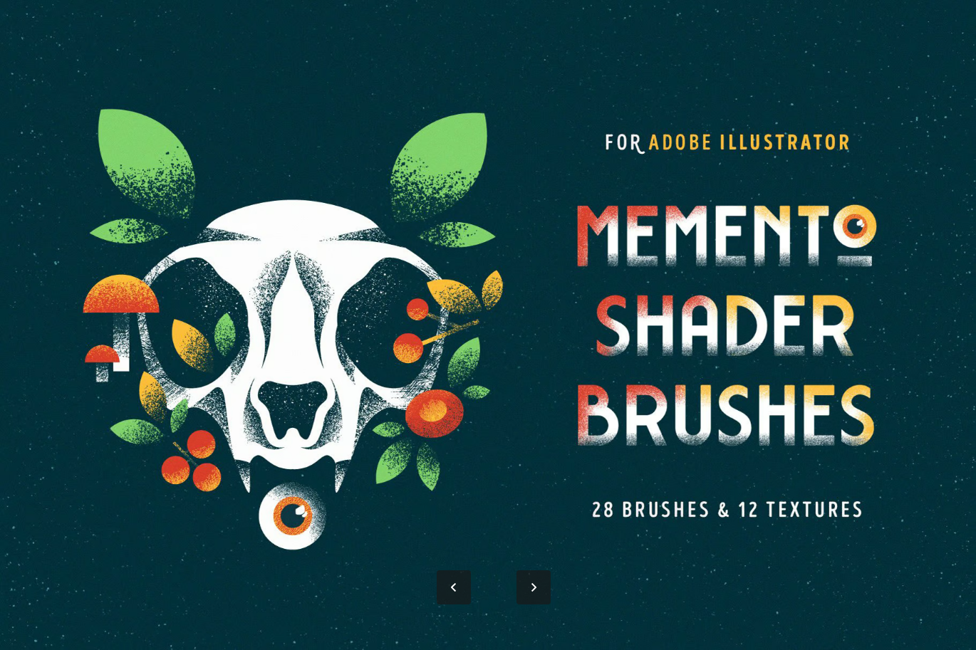 G6649 AI笔刷PS插件矢量纹理3D效果一键生成设计师必备材质包Shader BrushesShader Brushes for Illustrator
