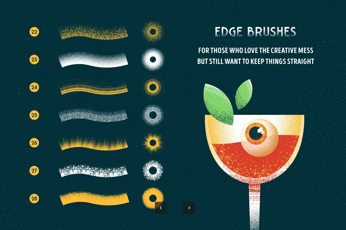 AI笔刷PS插件矢量纹理3D效果一键生成设计师必备材质包Shader BrushesShader Brushes for Illustrator-果觅网