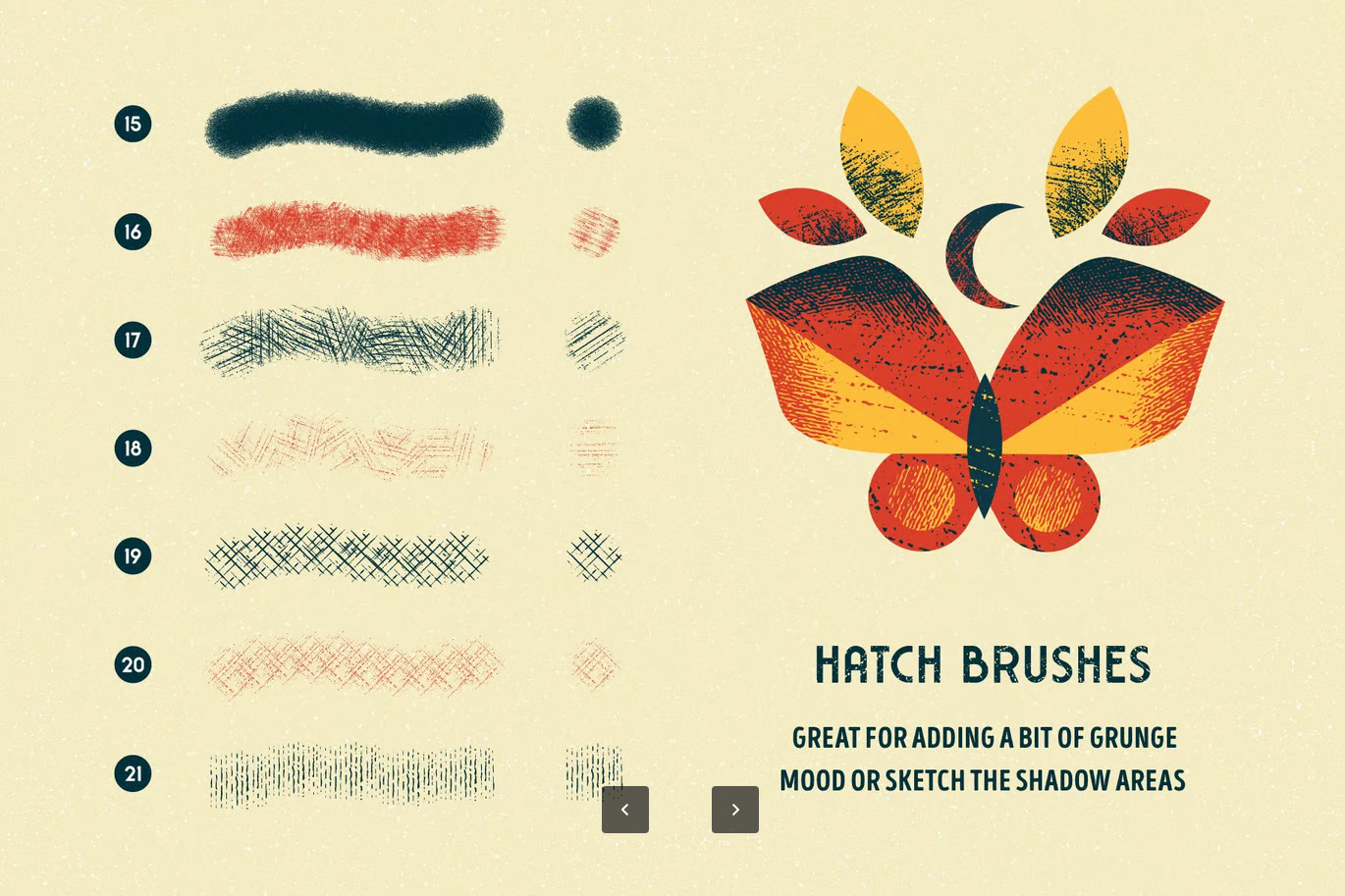 AI笔刷PS插件矢量纹理3D效果一键生成设计师必备材质包Shader BrushesShader Brushes for Illustrator-果觅网