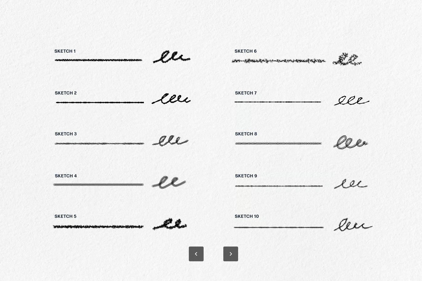 PS动作AI笔刷手绘效果插画工具设计师必备一键生成素描风格SKETCHER — Sketch Brushes for Illustrator-果觅网