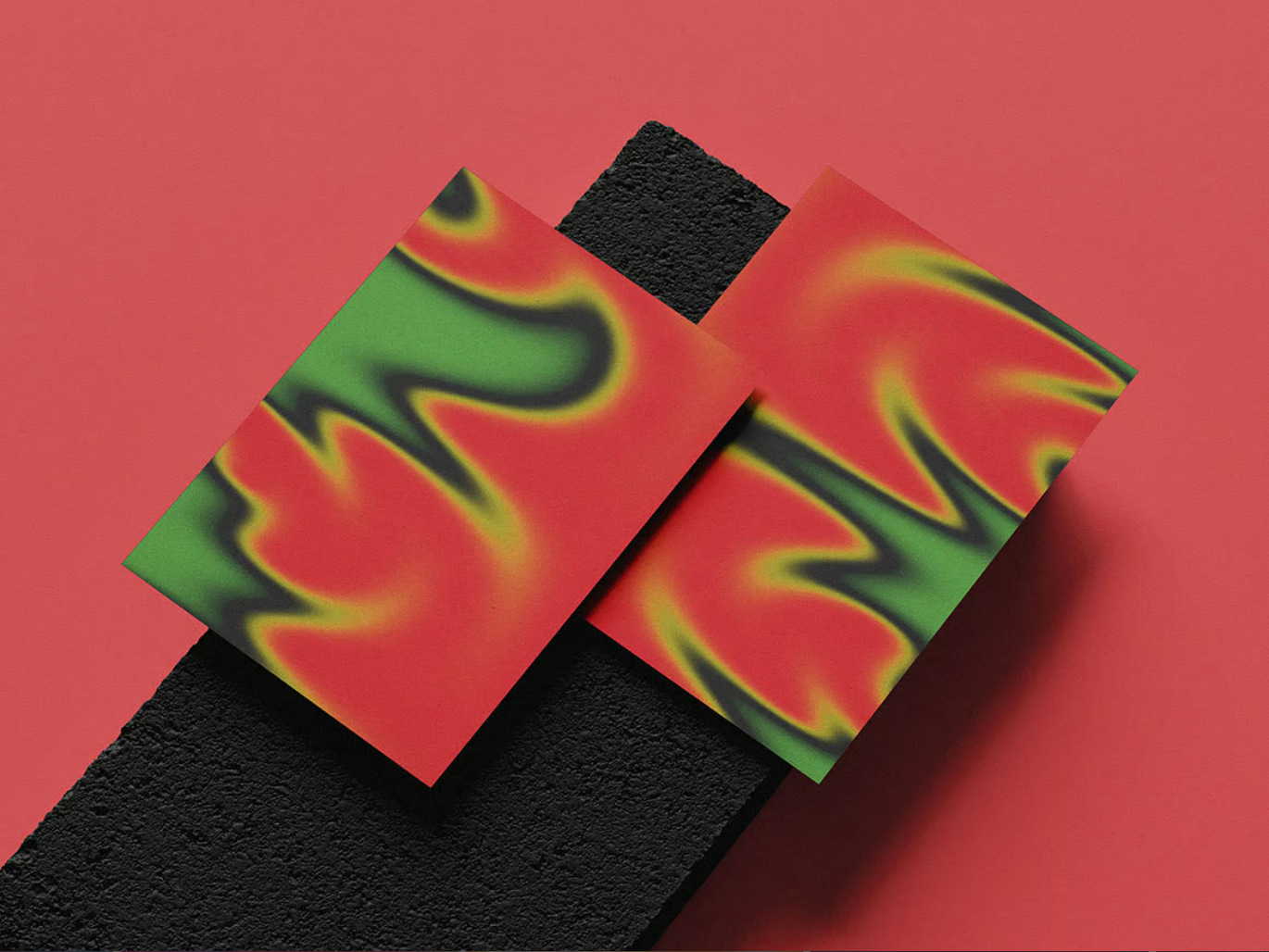红色玫瑰液体渐变纹理高清设计背景素材4K分辨率可编辑PSDRedrose Liquid Gradient Texture Background-果觅网
