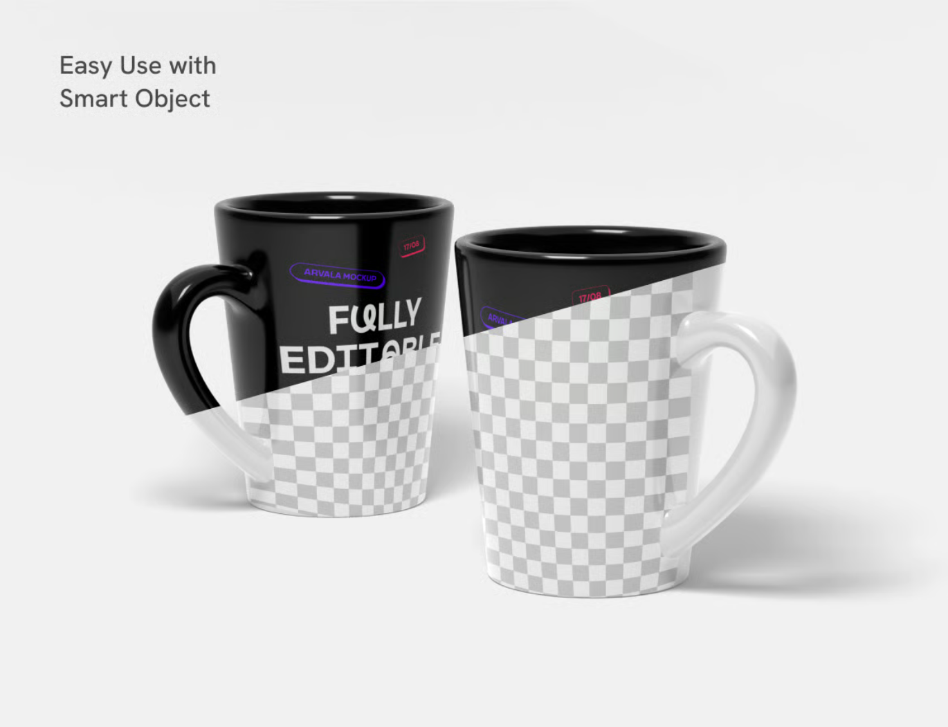PS样机马克杯3D模型高清模板展示效果设计素材可编辑分层文件Mug Mockup-果觅网