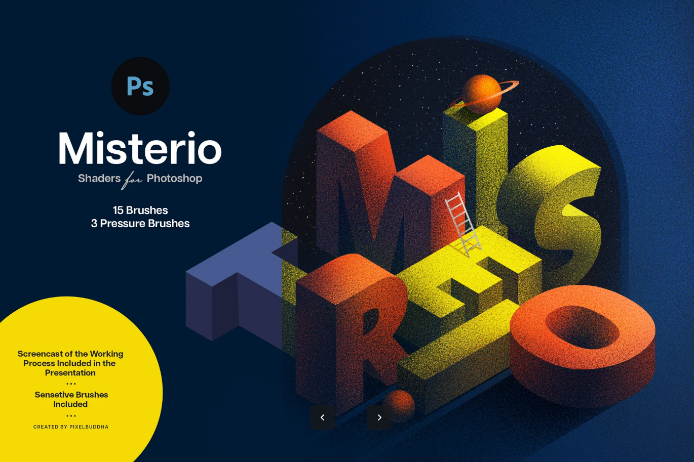 G6712 Misterio Shader PS动作一键调色Photoshop笔刷电影级滤镜设计师必备特效工具Misterio Shader Photoshop Brushes