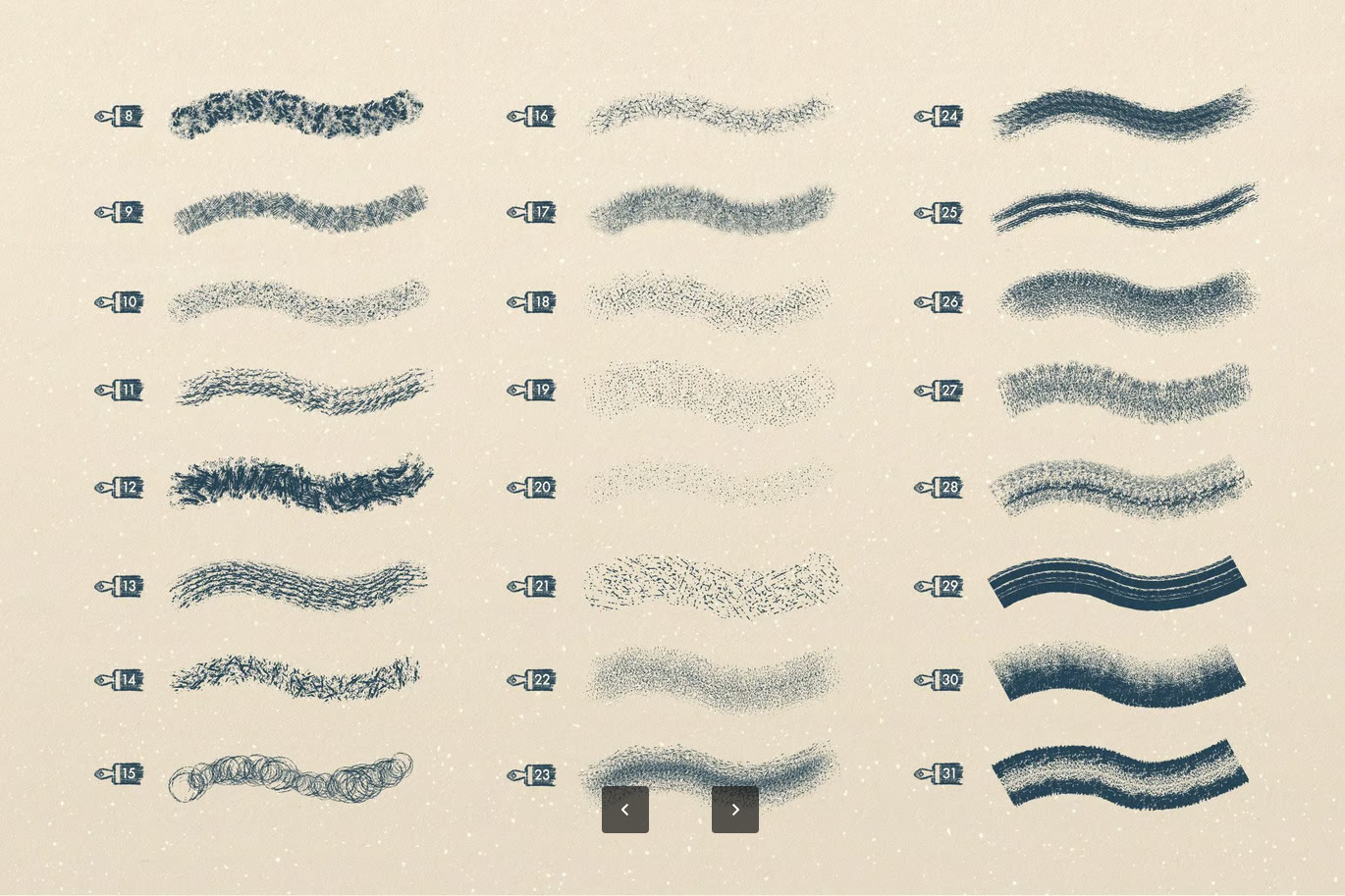 AI画笔套装矢量笔刷PS插件艺术效果一键生成创意设计工具素材包Artista Brushes for Illustrator-果觅网