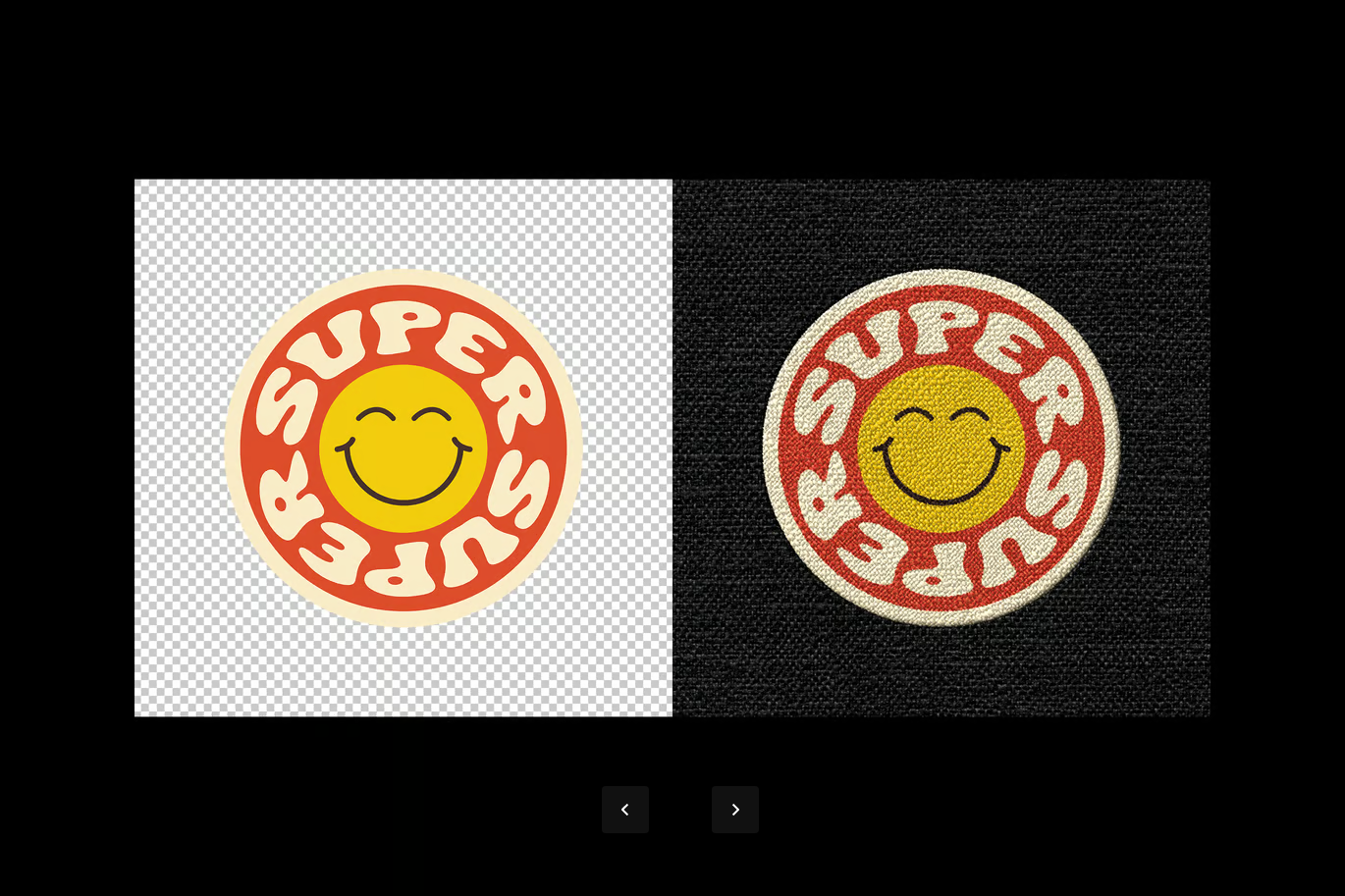 PS动作刺绣LOGO模板高端品牌设计针线质感特效一键生成Stitch Embroidery Logo Mockup-果觅网