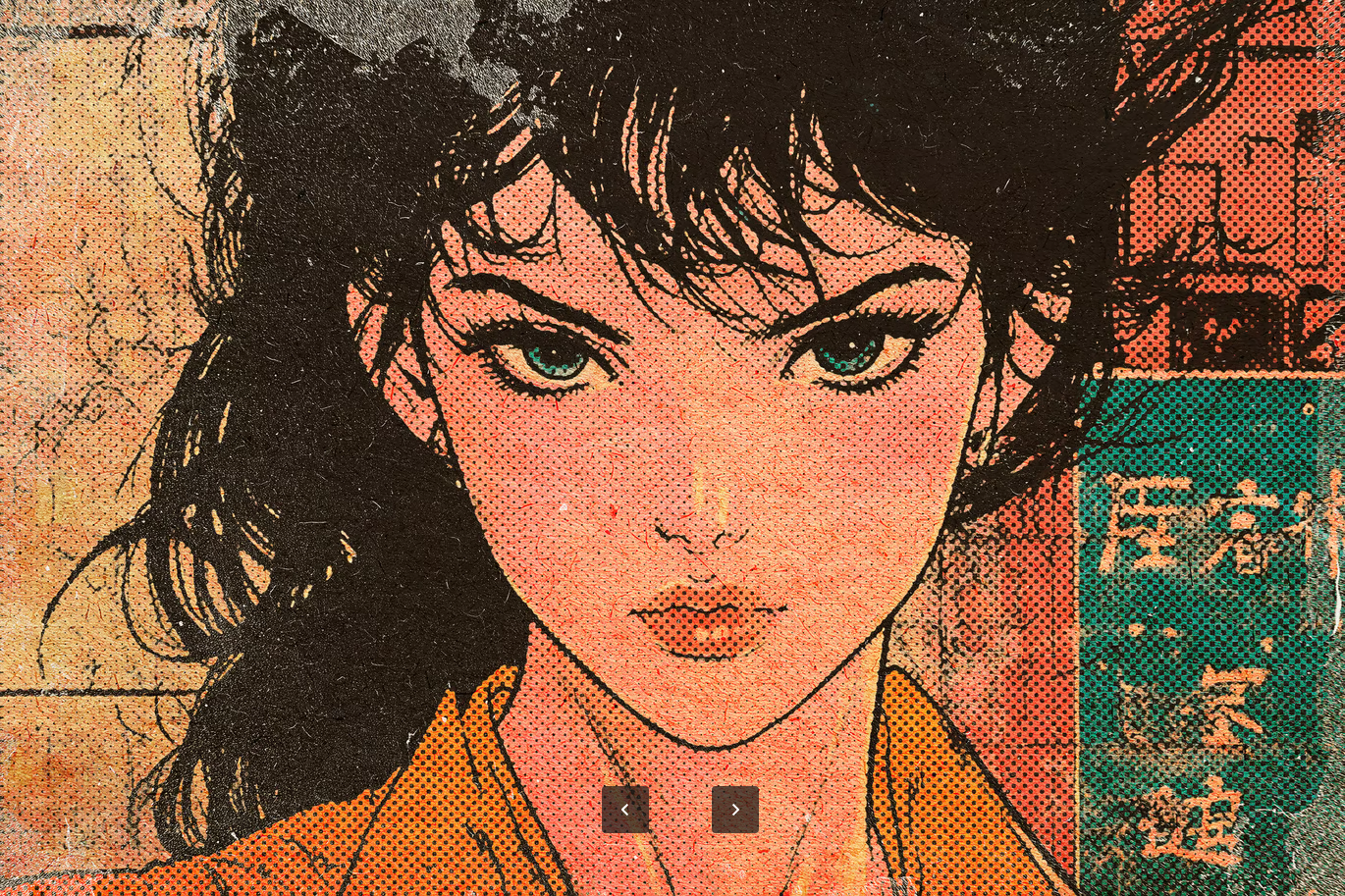 PS动作一键生成复古风漫画特效照片转手绘图美工必备批量处理Retro Comics Photo Effect-果觅网