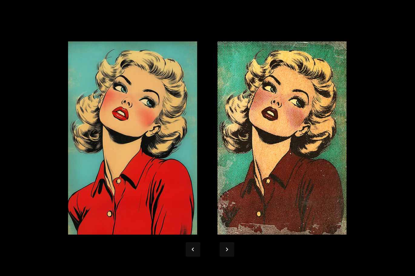 PS动作一键生成复古风漫画特效照片转手绘图美工必备批量处理Retro Comics Photo Effect-果觅网