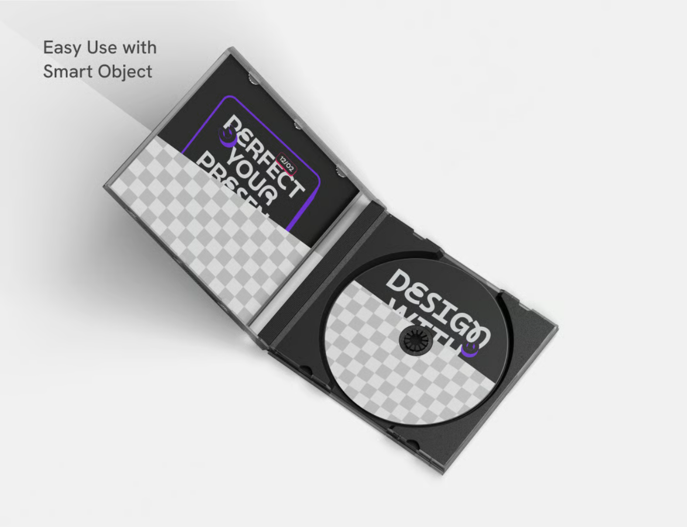 PSD分层高清DVD封面样机可编辑文字立体展示印刷效果设计师必备素材模板DVD Cover Mockup-果觅网