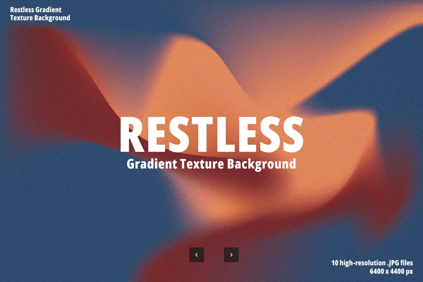G6741 动态渐变纹理高清抽象背景图设计素材PS海报PPT模板配图Restless Gradient Texture Background