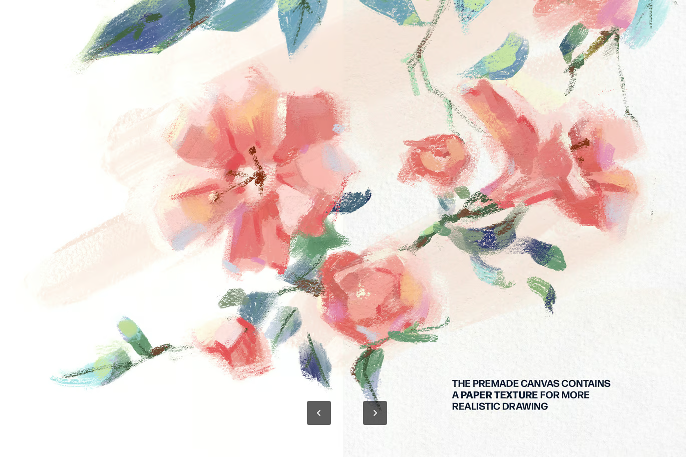 PS专业水粉笔刷套装手绘质感插画设计Procreate兼容高清设计师必备Photoshop Gouache Brushes Collection-果觅网