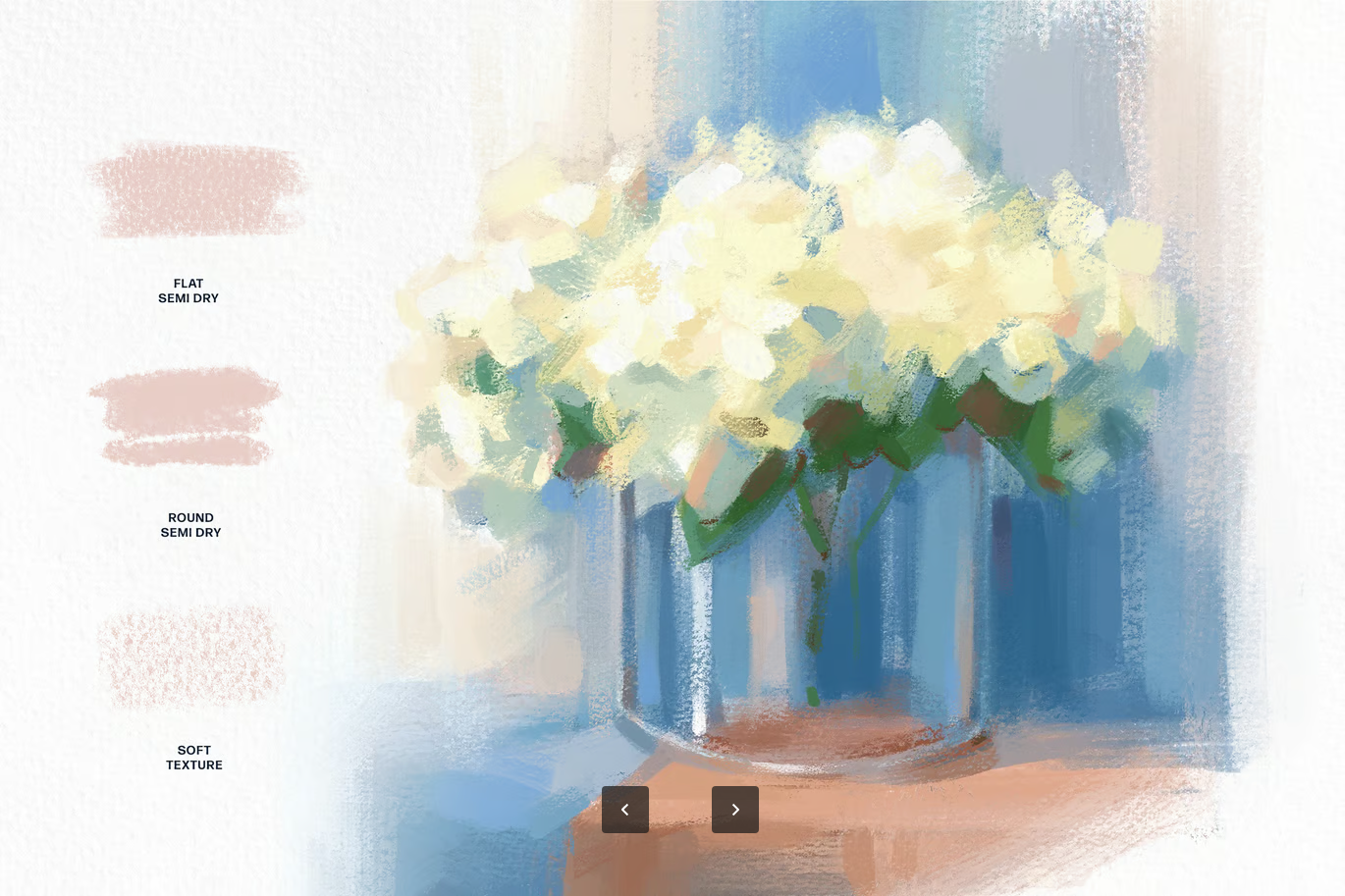 PS专业水粉笔刷套装手绘质感插画设计Procreate兼容高清设计师必备Photoshop Gouache Brushes Collection-果觅网