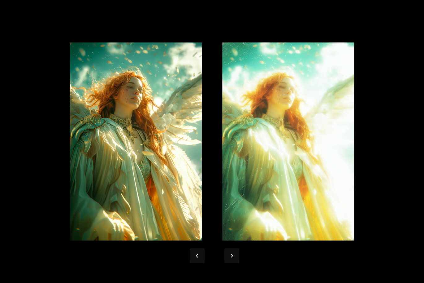 高级质感PS动作发光效果人像修图神器一键生成梦幻光效照片特效Heavenly Glow Photo Effect-果觅网