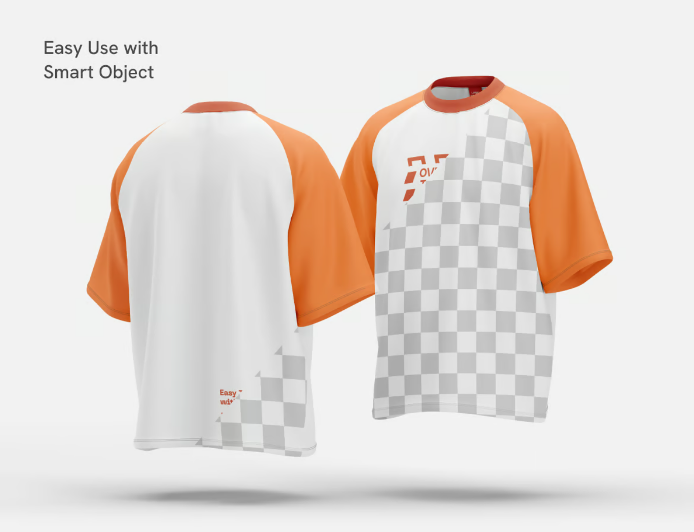 PS样机oversizeT恤立体效果服装设计分层文件品牌展示高清模板素材Oversize T-Shirt Mockup-果觅网