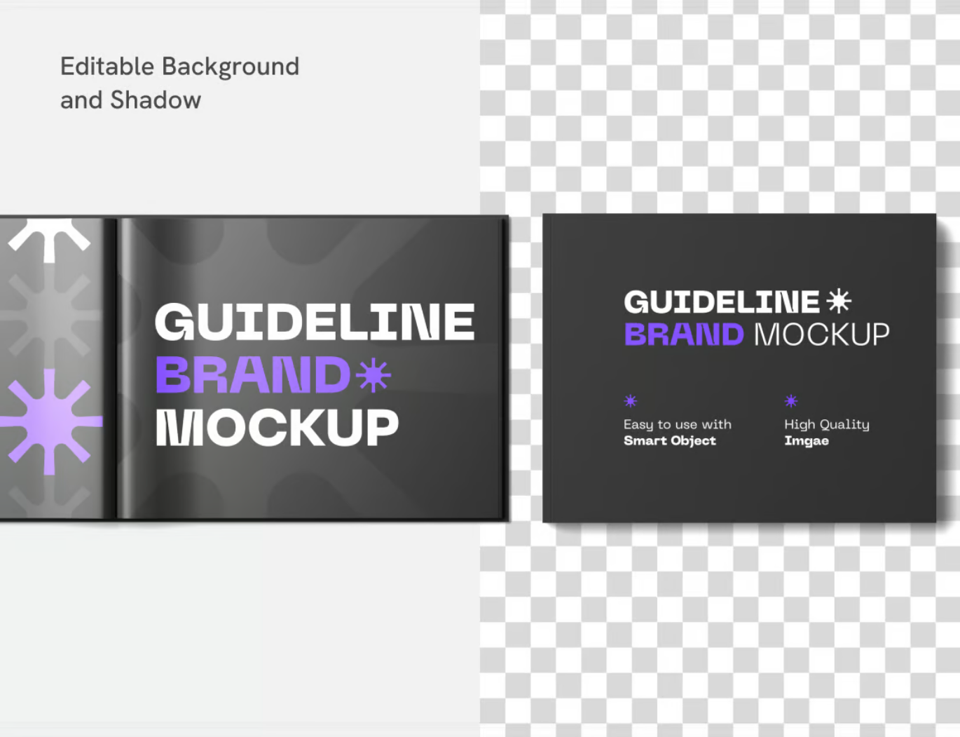 2025新款PS样机Guideline Book Mockup可编辑分层文件高端品牌手册设计素材Guideline Book Mockup-果觅网