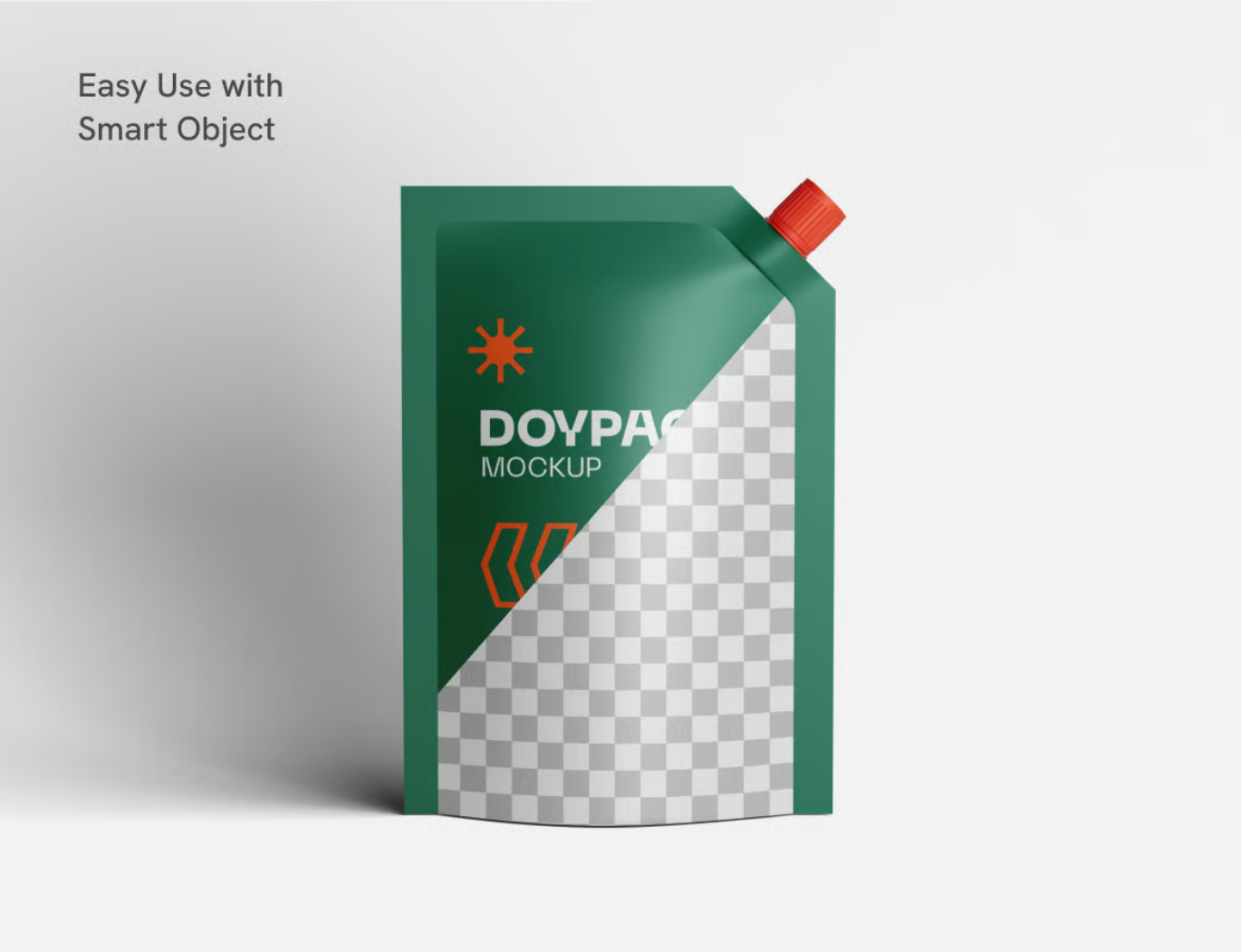 分层PSD可编辑doypack包装样机透明背景高清设计素材mockupDoypack Mockup-果觅网