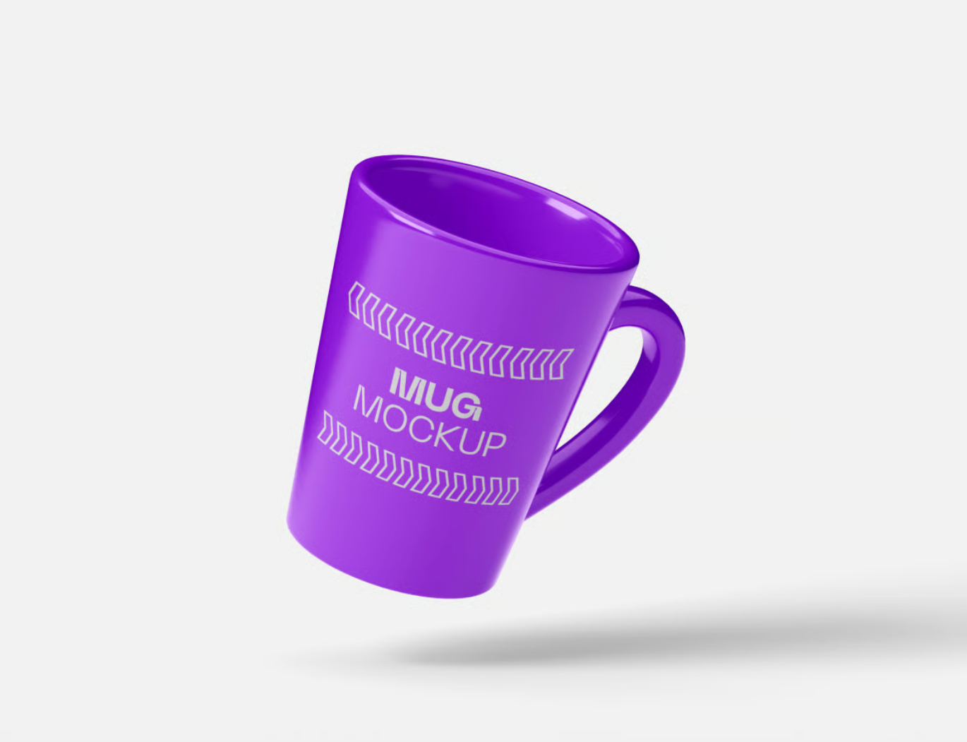 PS样机3D马克杯模板分层可编辑文字高清分辨率设计素材PSD文件Mug Mockup-果觅网