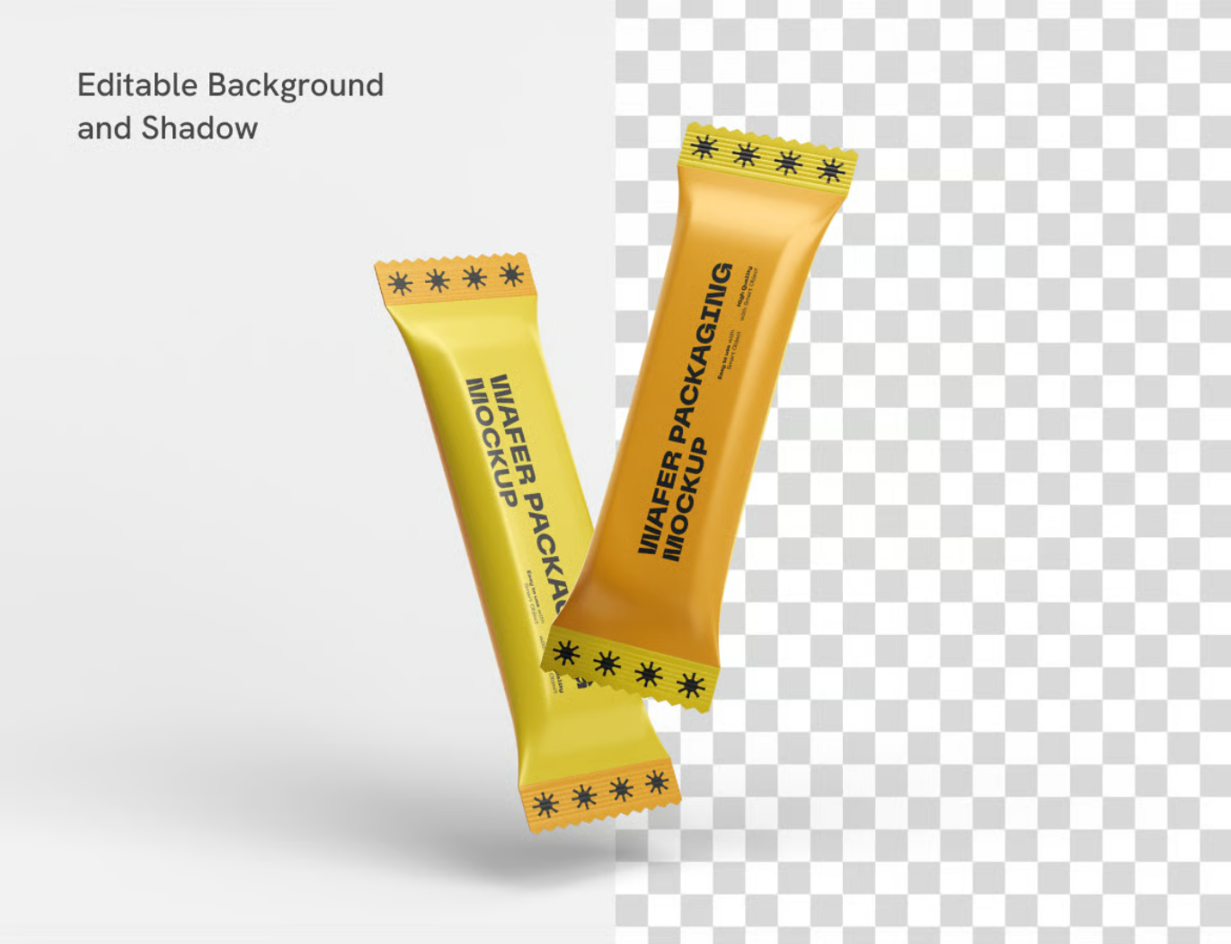 Wafer Packaging高精度3D包装样机Mockup素材AI/EPS多格式产品展示Wafer Packaging Mockup-果觅网