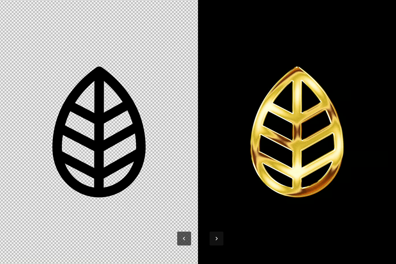 PS动作金色文字3D金属质感logo设计高端特效一键生成设计师必备Gold Chrome Text & Logo Effect-果觅网