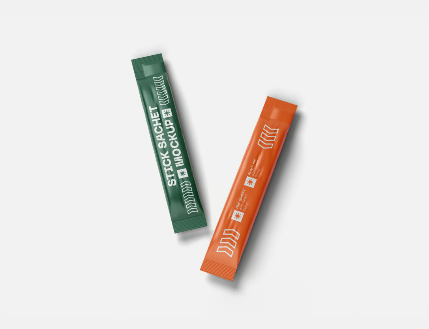 PS样机stick sachet分层可编辑包装设计模板高端质感品牌展示Stick Sachet Mockup-果觅网