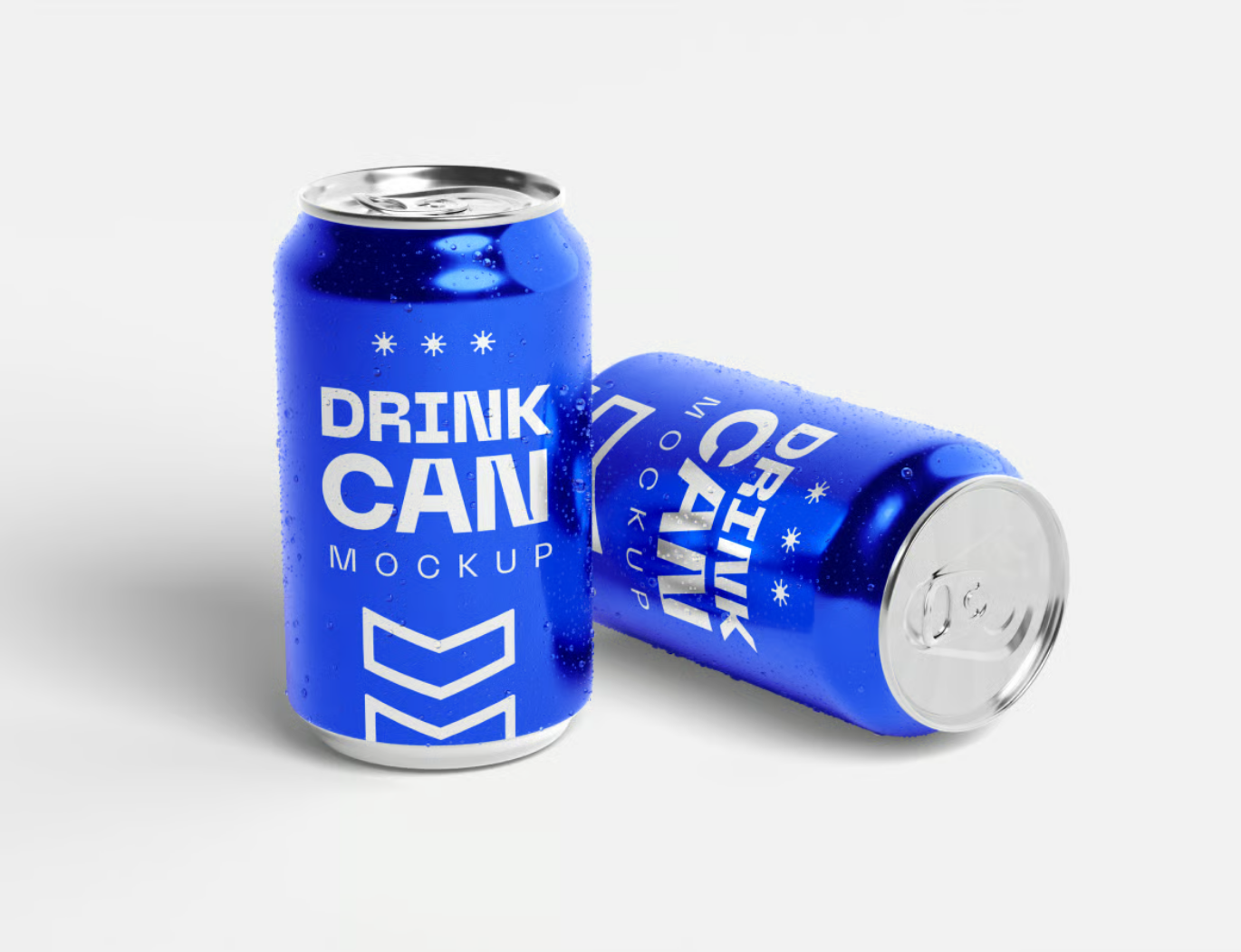 饮料罐3D立体PSD分层样机可编辑高清易修改多角度展示模板Drink Can Mockup-果觅网