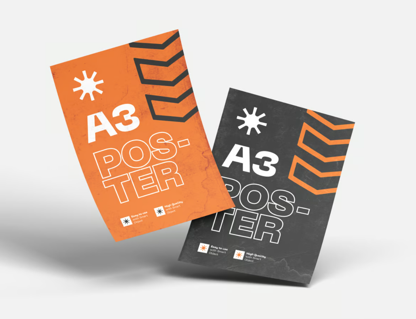 PS样机A3海报高清可编辑分层印刷展示智能对象设计模板素材A3 Poster Mockup-果觅网