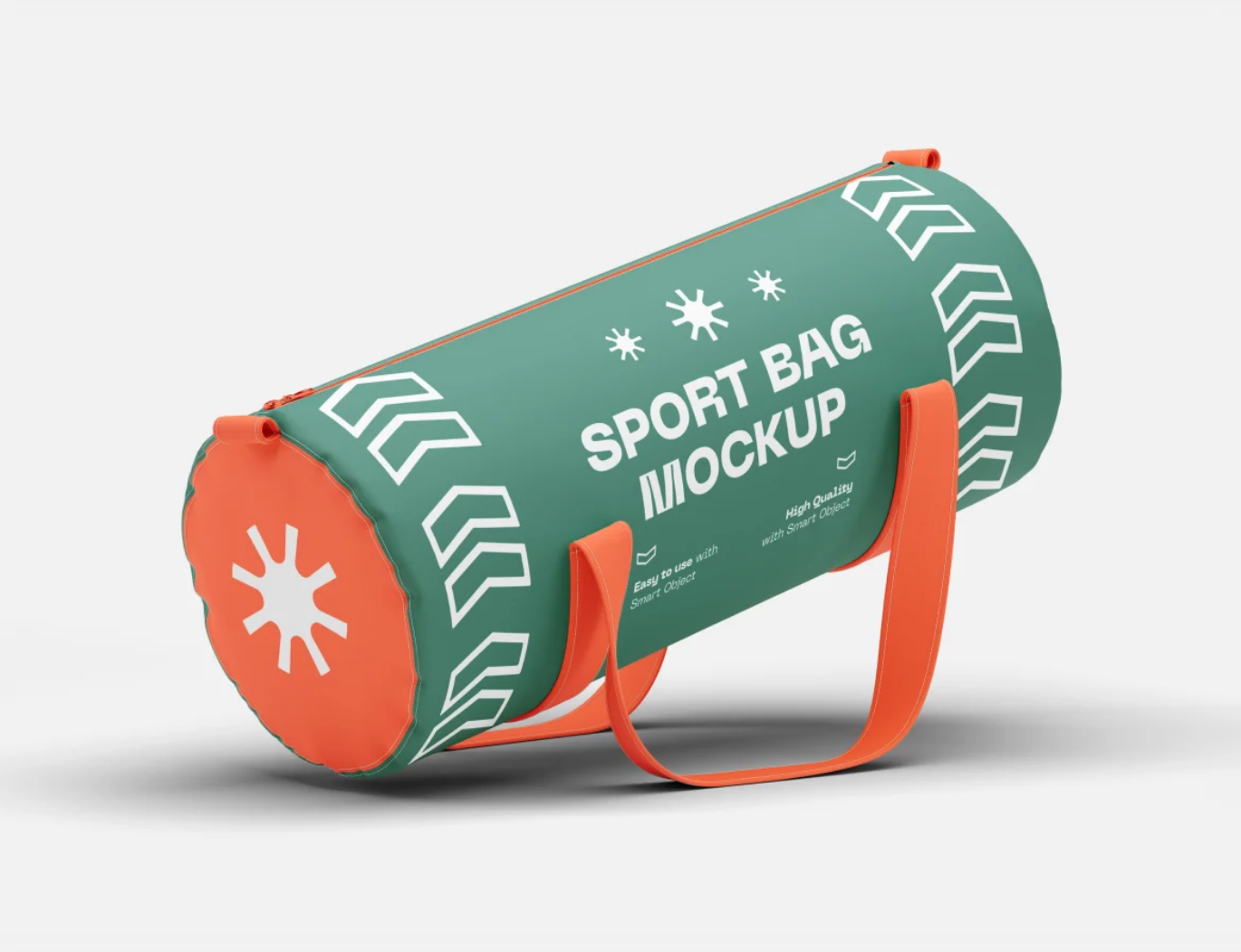 2025新款运动背包PS分层可编辑3D样机高质感Mockup素材Sport Bag Mockup-果觅网