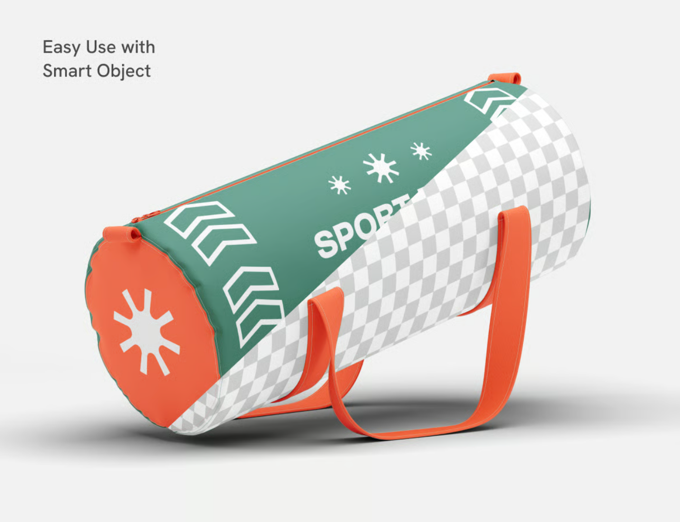 2025新款运动背包PS分层可编辑3D样机高质感Mockup素材Sport Bag Mockup-果觅网