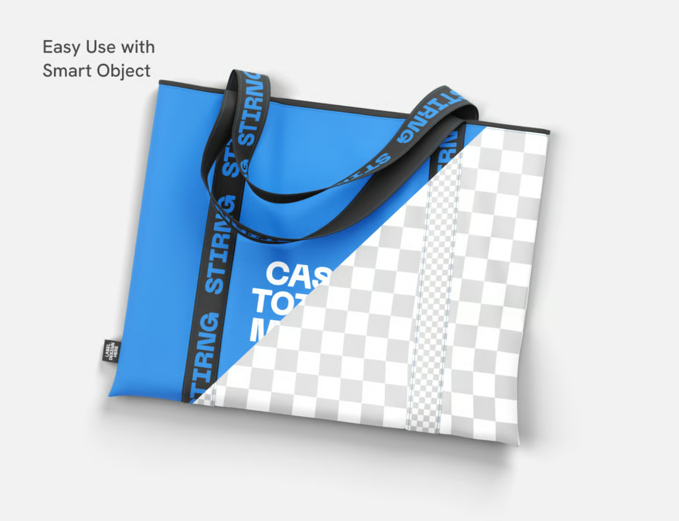 2025新款PS分层托特包Mockup可换图智能对象高清简约风Casual Totebag Mockup-果觅网