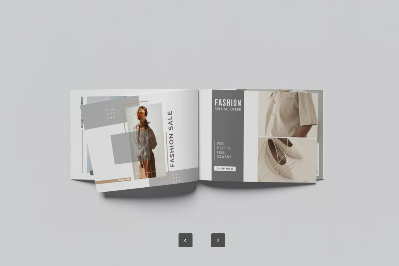高端PS样机A4横版杂志模板可编辑图层真实效果设计展示A4 Landscape Magazine Mockup-果觅网
