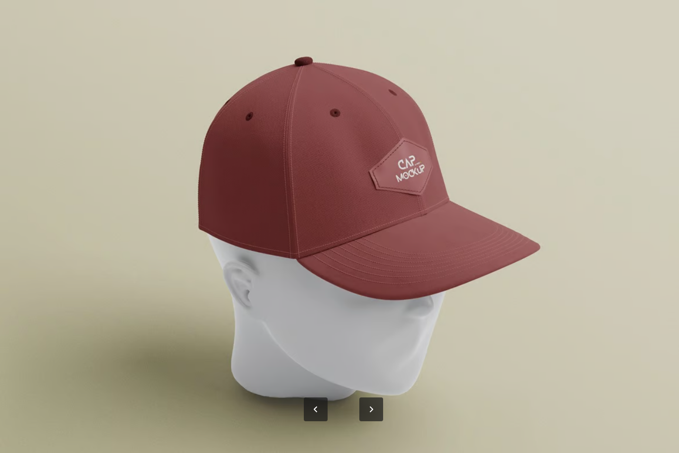 高端质感帽子样机PSD分层可编辑文字多角度展示设计师必备素材Cap Mockup-果觅网