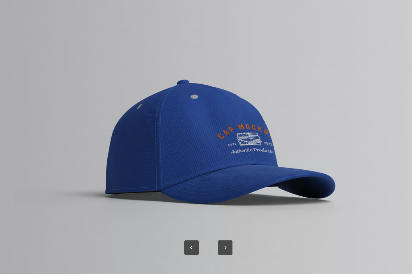 高端可编辑Cap样机PSD模板4K智能对象分层设计品牌展示3D立体多角度Cap Mockup-果觅网