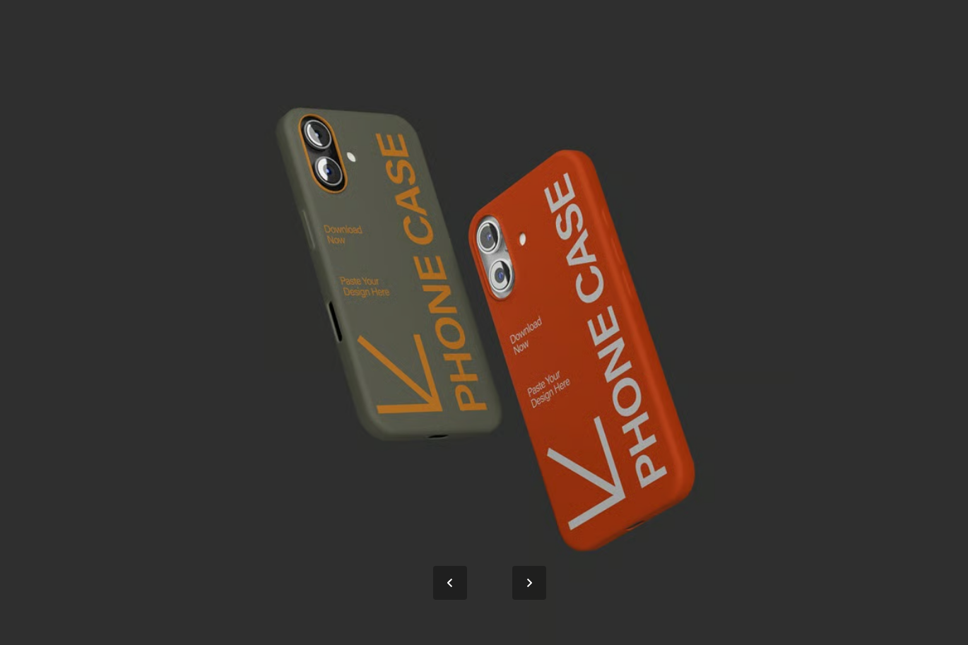 iPhone16手机壳3D立体样机PSD分层素材高清分辨率可替换设计模板iPhone 16 Case Mockup-果觅网