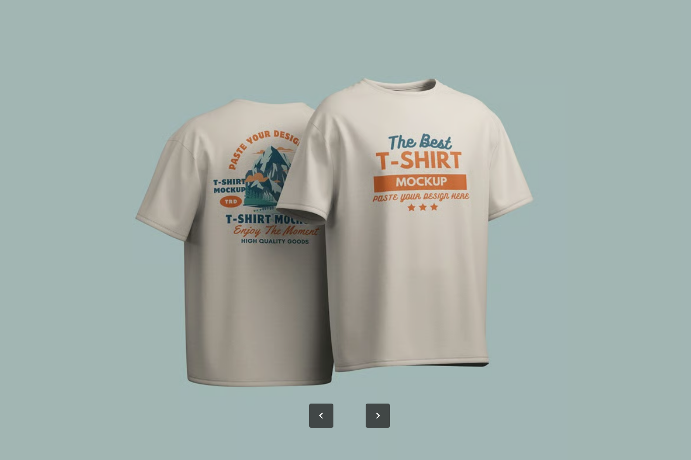 高端T恤分层PSD样机素材可编辑换色多角度展示2025设计模板T-Shirt Mockups-果觅网