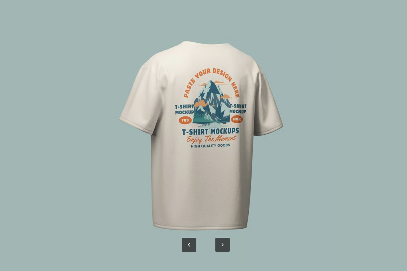 高端T恤分层PSD样机素材可编辑换色多角度展示2025设计模板T-Shirt Mockups-果觅网
