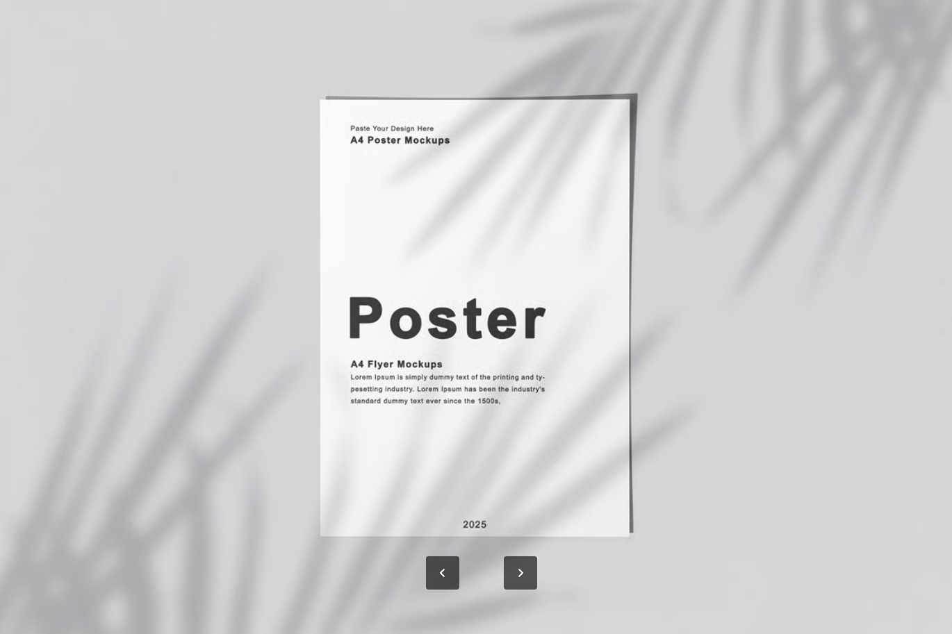 PS样机海报传单设计高清可编辑分层设计师必备素材模板Poster   Flyer Mockups-果觅网
