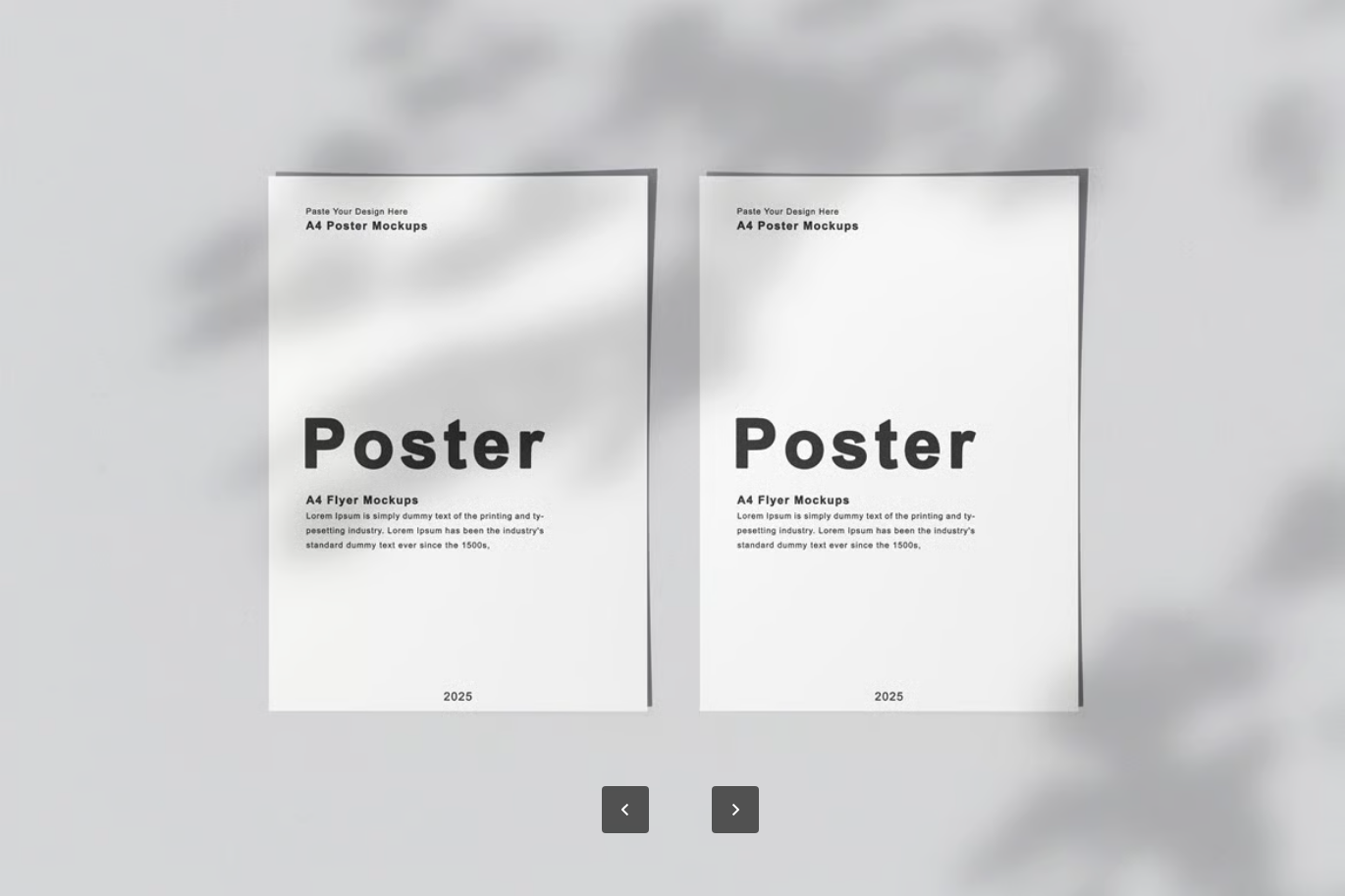 PS样机海报传单设计高清可编辑分层设计师必备素材模板Poster   Flyer Mockups-果觅网