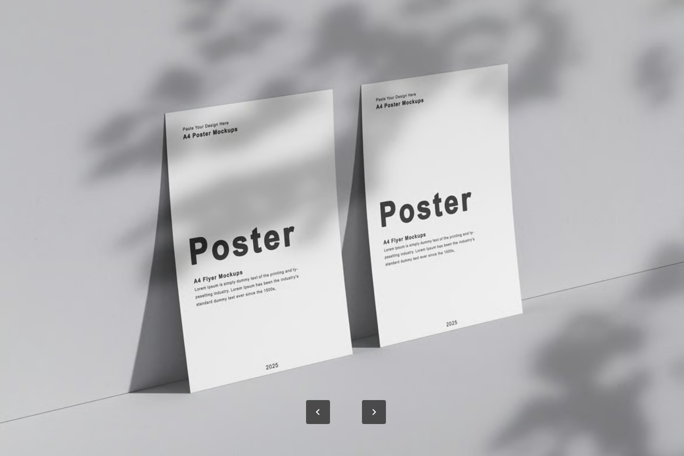 PS样机海报传单设计高清可编辑分层设计师必备素材模板Poster   Flyer Mockups-果觅网
