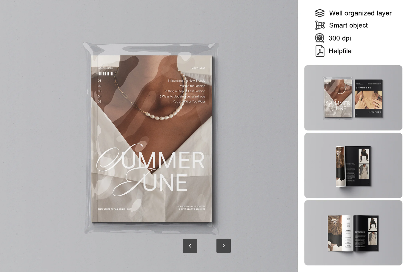 G6936 高端PS样机US Letter杂志模板分层可编辑印刷展示逼真效果US Letter Magazine Mockup