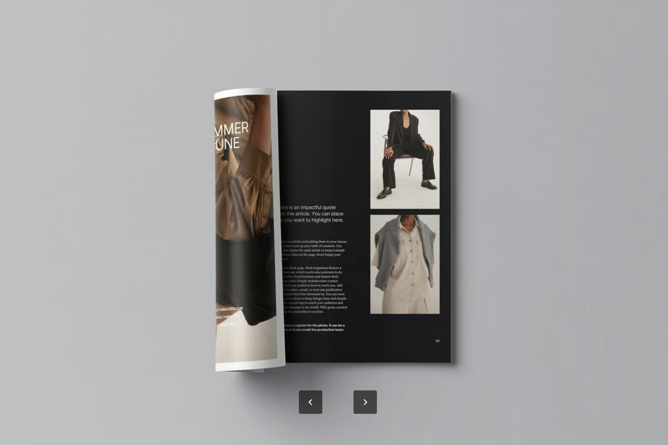 高端PS样机US Letter杂志模板分层可编辑印刷展示逼真效果US Letter Magazine Mockup-果觅网