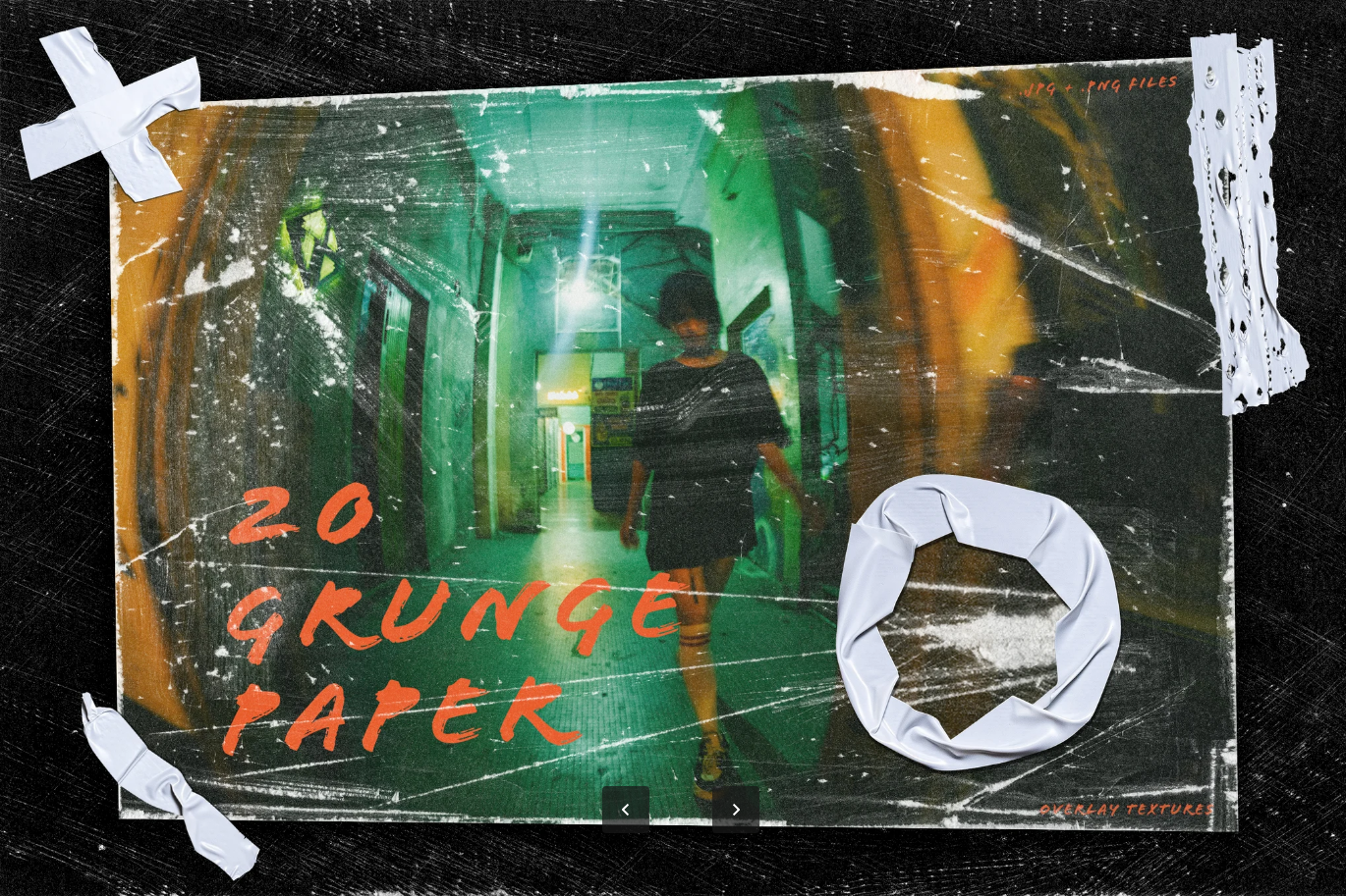 G6961 20款撕裂纸张纹理PS叠加层高清质感设计素材分层文件包20 Grunge Paper Overlay Ripped Texture Pack