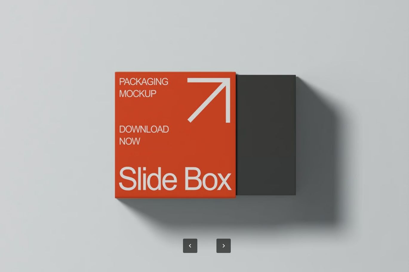 分层PSD礼盒样机智能对象可编辑高分辨率4500x3000设计素材Slide Gift Box Mockup-果觅网