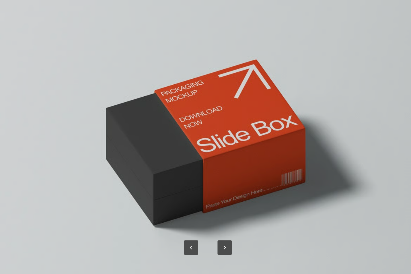 分层PSD礼盒样机智能对象可编辑高分辨率4500x3000设计素材Slide Gift Box Mockup-果觅网