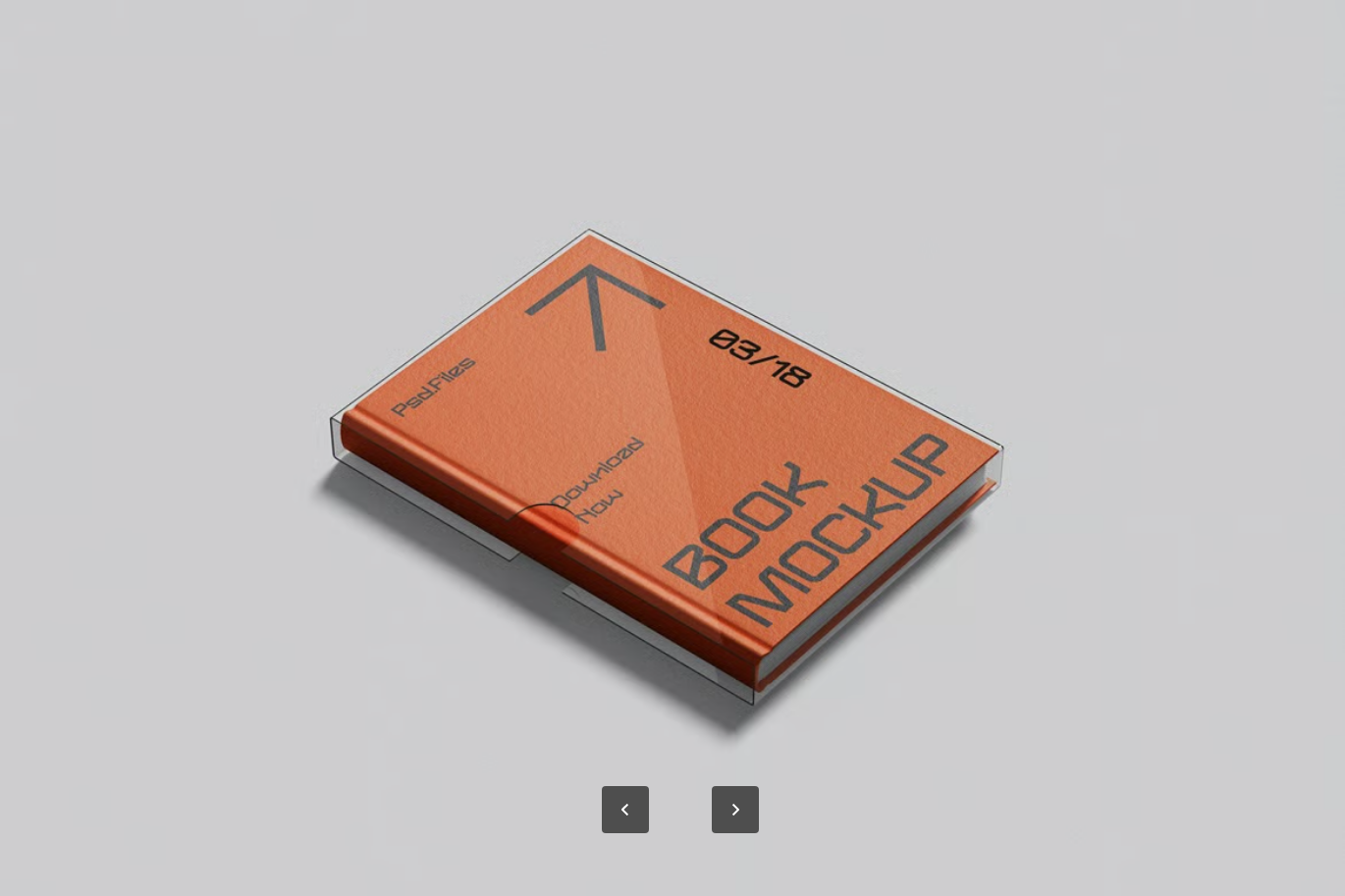 书籍模型PSD模板高清可编辑智能图层透明背景设计素材3款Book Mockup-果觅网